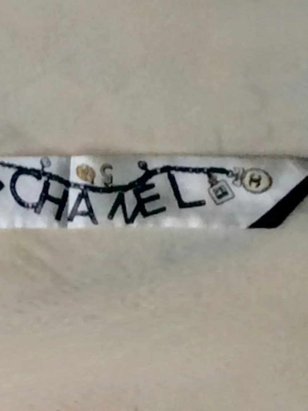 Authentic Chanel Silk Twilly Scarf